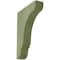 Ekena Millwork 1 3/4"W x 7 1/4"D x 9 1/2"H Plymouth Wood Vintage Decor Bracket, Restoration Green BKTWD02X07X10PLGR - alternate 1